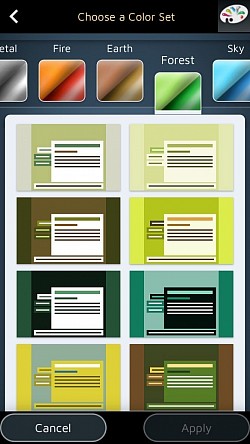 56 farebn&yacute;ch t&eacute;m na v&yacute;ber vo verzii SMART.