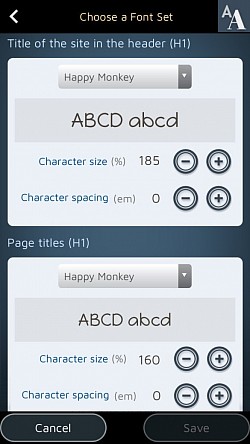 Úplná kontrola nad písmami použitými na vašej stránke